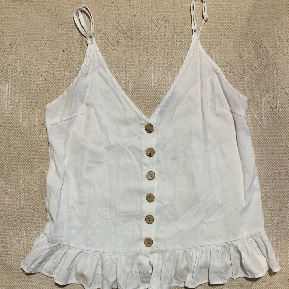 white tank top